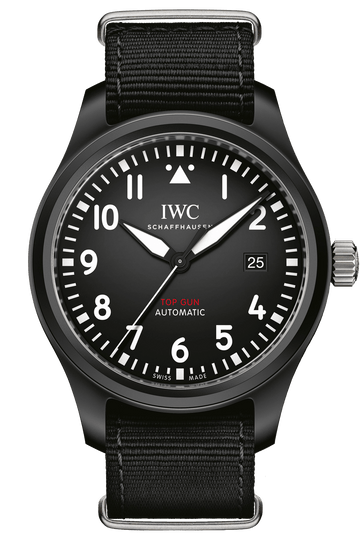  Shop Authentic IWC Pilot Watch Chronograph Top Gun Edition Black Dial Black Nylon Strap Watch for Men - IW326901 - Luxxuri