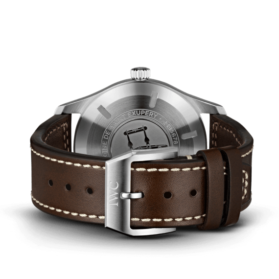  Shop Authentic IWC Pilot's Watch Mark XVII Edition "Antoine De Saint Exupery" Brown Dial Brown Leather Strap Watch for Men - IW327003 - Luxxuri