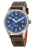  Shop Authentic IWC Pilot's Mark XVIII Le Petit Prince Blue Dial Brown Leather Strap Watch for Men - IW327004 - Luxxuri