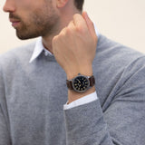  Shop Authentic IWC Pilot's Watch Mark XVIII 40mm Black Dial Brown Leather Strap Watch for Men - IW327006 - Luxxuri