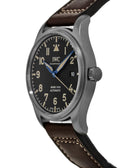  Shop Authentic IWC Pilot's Watch Mark XVIII 40mm Black Dial Brown Leather Strap Watch for Men - IW327006 - Luxxuri