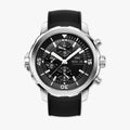  Shop Authentic IWC Aquatimer Chronograph Black Dial Black Leather Strap Watch for Men - IW376803 - Luxxuri