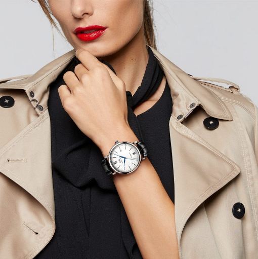  Shop Authentic IWC Portofino Automatic '150 Years' Edition Automatic White Dial Black Leather Strap Watch for Men - IW356519 - Luxxuri