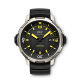  Shop Authentic IWC Aquatimer Automatic 2000 Black Dial Black Rubber Strap Watch for Men - IW358001 - Luxxuri
