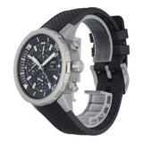  Shop Authentic IWC Aquatimer Chronograph Black Dial Black Leather Strap Watch for Men - IW376803 - Luxxuri
