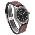  Shop Authentic IWC Pilot's Watch Mark XVIII 40mm Black Dial Brown Leather Strap Watch for Men - IW327006 - Luxxuri
