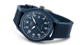  Shop Authentic IWC Pilot’s Watch Automatic "Laureus Sport for Good" Edition Blue Dial Blue Nylon Strap Watch for Men - IW328101 - Luxxuri