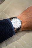  Shop Authentic IWC Portofino Automatic White Dial Black Leather Strap Watch for Men - IW356501 - Luxxuri