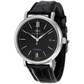  Shop Authentic IWC Portofino Automatic Black Dial Black Leather Strap Watch for Men - IW356502 - Luxxuri