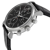  Shop Authentic IWC Portofino Chronograph Black Dial Black Leather Strap Watch for Men - IW391008 - Luxxuri