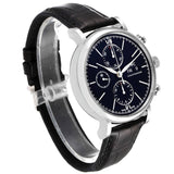  Shop Authentic IWC Portofino Chronograph Black Dial Black Leather Strap Watch for Men - IW391008 - Luxxuri