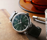  Shop Authentic IWC Portofino Automatic Automatic Green Dial Green Leather Strap Watch for Women - IW357412 - Luxxuri