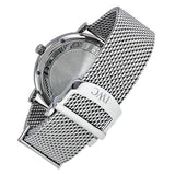  Shop Authentic IWC Portofino Automatic White Dial Silver Mesh Bracelet Watch for Men - IW356505 - Luxxuri