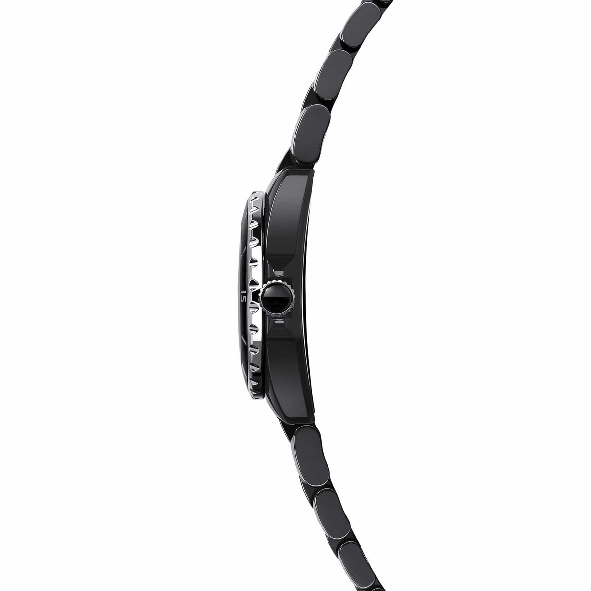  Shop Authentic Chanel J12 Quartz Diamonds Black Dial Black Steel Strap Watch for Women - J12 H1625 - Luxxuri