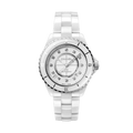  Shop Authentic Chanel J12 Diamonds Mother of Pearl White Dial White Steel Strap Watch for Women - J12 H5704 - Luxxuri