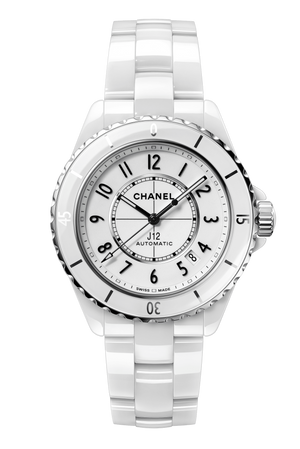  Shop Authentic Chanel J12 Quartz White Dial White Steel Strap Watch for Women - J12 H5698 - Luxxuri