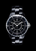  Shop Authentic Chanel J12 Quartz Ceramic Black Dial Black Steel Strap Watch for Women - J12 H0682 - Luxxuri