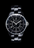  Shop Authentic Chanel J12 Quartz Ceramic Black Dial Black Steel Strap Watch for Women - J12 H0682 - Luxxuri