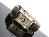  Shop Authentic Emporio Armani Classic Beige Dial Brown Leather Strap Watch For Women - AR0155 - Luxxuri