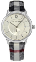  Shop Authentic Burberry Classic Stone Silver Dial Horseberry Black Leather Strap Watch for Women - BU10103 - Luxxuri