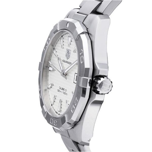  Shop Authentic Tag Heuer Aquaracer Automatic White Dial Silver Steel Strap Watch for Men - WAY2111.BA0928 - Luxxuri
