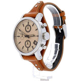  Shop Authentic Fossil Original Boyfriend Sport Chronograph Beige Dial Brown Leather Strap Watch for Women - ES4046 - Luxxuri
