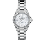  Shop Authentic Tag Heuer Aquaracer White Mother of Pearl Dial Watch for Women - WBD1314.BA0740 - Luxxuri