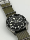  Shop Authentic Seiko 5 Sport Automatic Black Dial Green Nylon Strap Watch For Men - SRPD65K4 - Luxxuri