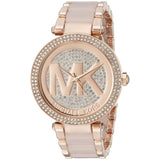  Shop Authentic Michael Kors Parker Pink Dial Pink Steel Strap Watch for Women - MK6176 - Luxxuri