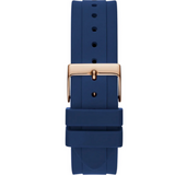  Shop Authentic Guess Moonlight Diamonds White Dial Blue Rubber Strap Watch for Women - GW0257L3 - Luxxuri