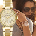  Shop Authentic Michael Kors Parker Gold DIal Gold Steel Strap Watch for Women - MK5842 - Luxxuri
