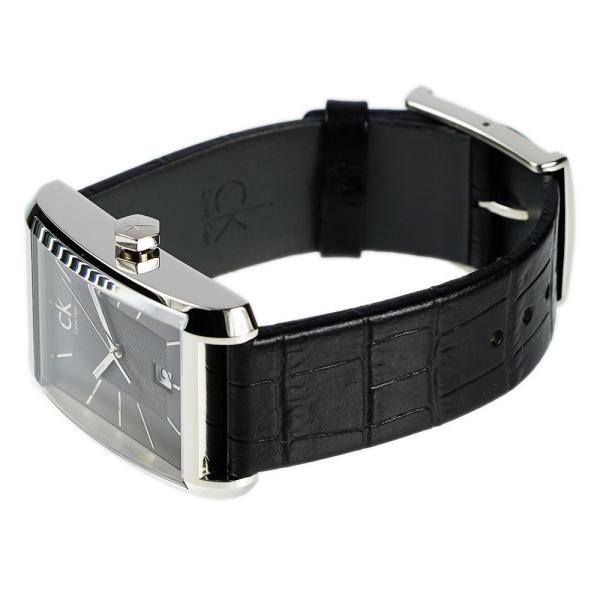  Shop Authentic Calvin Klein Window Black Dial Black Leather Strap Watch for Men - K2M21107 - Luxxuri