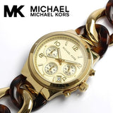  Shop Authentic Michael Kors Runway Gold Dial Two Tone Steel Strap Watch for Women - MK4222 - Luxxuri