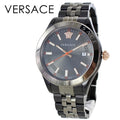  Shop Authentic Versace Hellenyium Analog Black Dial Black Steel Strap Watch For Men - VEVK00320 - Luxxuri