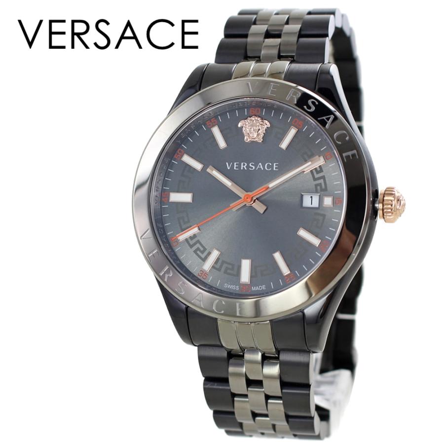 Shop Authentic Versace Hellenyium Analog Black Dial Black Steel Strap Watch For Men - VEVK00320 - Luxxuri