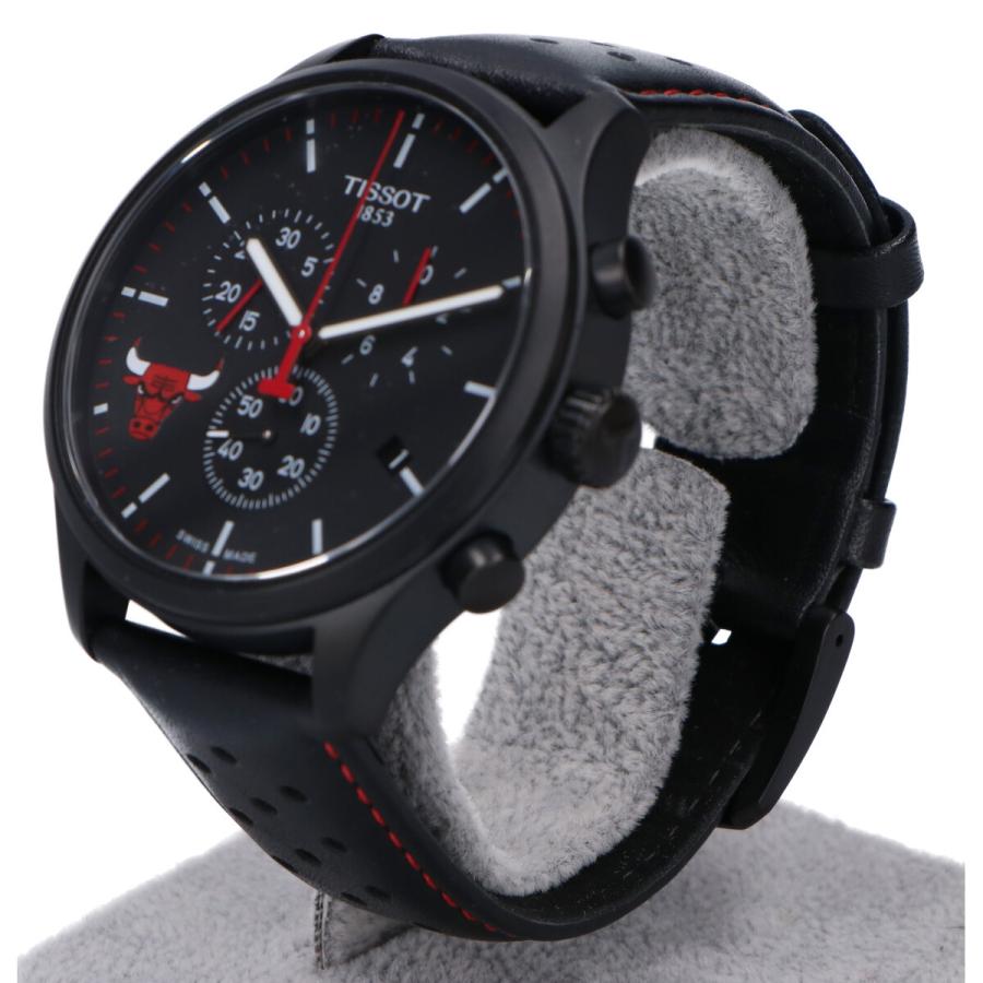  Shop Authentic Tissot T Sport Chrono XL NBA Teams Special Chicago Bulls Edition Black Dial Black Leather Strap Watch for Men - T116.617.36.051.00 - Luxxuri