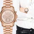  Shop Authentic Michael Kors Cooper Rose Gold Rose Gold Steel Strap Watch for Women - MK6275 - Luxxuri
