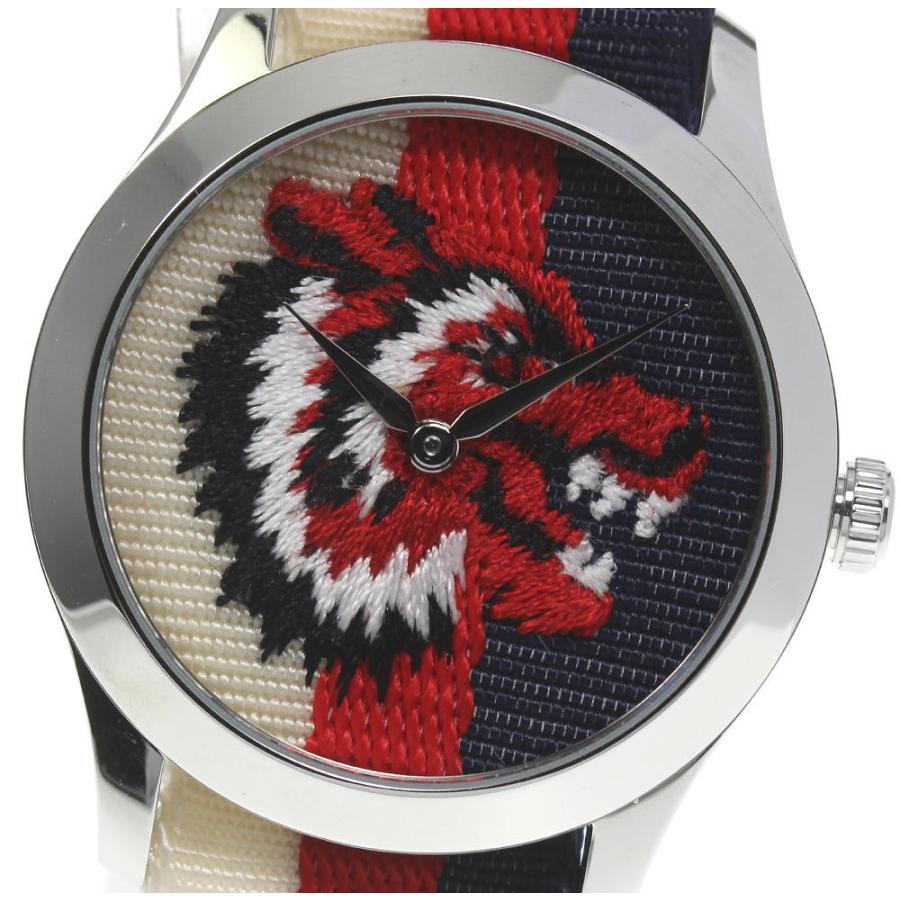  Shop Authentic Gucci G Timeless Quartz White Red Blue Dial Multicolored NATO Strap Watch For Men - YA1264059 - Luxxuri