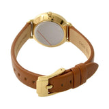  Shop Authentic Michael Kors Portia Quartz White Dial Brown Leather Strap Watch For Women - MK2734 - Luxxuri