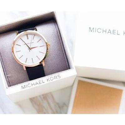  Shop Authentic Michael Kors Jaryn Quartz White Dial Black Leather Strap Watch For Women - MK2472 - Luxxuri