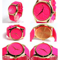  Shop Authentic Gucci G Timeless Quartz Pink Dial Pink Leather Strap Watch For Women - YA1264115 - Luxxuri