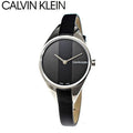  Shop Authentic Calvin Klein Rebel Black Grey Dial Black Leather Strap Watch for Women - K8P231C1 - Luxxuri