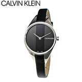  Shop Authentic Calvin Klein Rebel Black Grey Dial Black Leather Strap Watch for Women - K8P231C1 - Luxxuri
