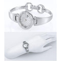  Shop Authentic Gucci Guccissima Quartz Silver Dial Silver Steel Strap Watch For Women - YA134511 - Luxxuri