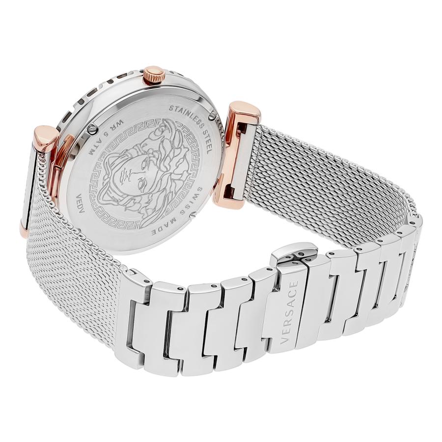  Shop Authentic Versace Palazzo Empire Silver Dial Silver Mesh Bracelet Watch for Women - VEDV00419 - Luxxuri