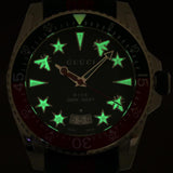  Shop Authentic Gucci Dive Quartz Green Dial Two Tone NATO Strap Watch For Men - YA136339 - Luxxuri
