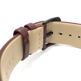  Shop Authentic Versace V-Circle Manifesto Black Dial Maroon Leather Strap Watch for Men - VBQ040017 - Luxxuri