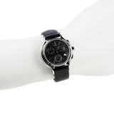  Shop Authentic Calvin Klein Skirt Chronograph Black Dial Black Leather Strap Watch for Men - K2U291C1 - Luxxuri