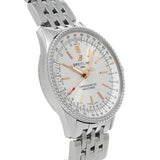  Shop Authentic Breitling Navitimer Automatic 35 White Dial Silver Steel Strap Watch for Men - A17395F41G1A1 - Luxxuri