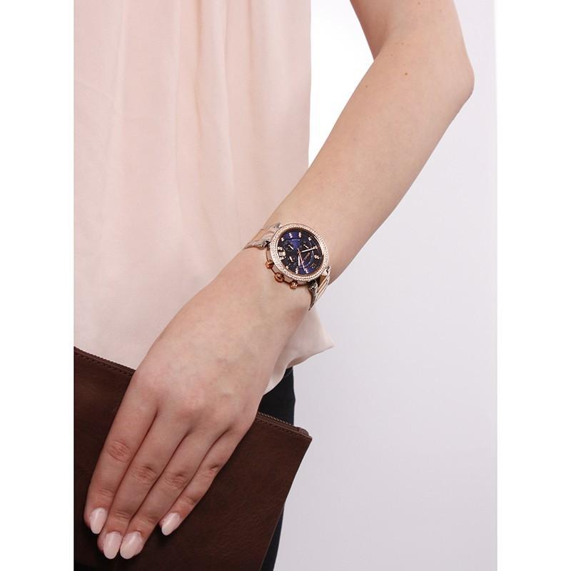  Shop Authentic Michael Kors Parker Blue Dial Two Tone Steel Strap Watch for Women - MK6141 - Luxxuri